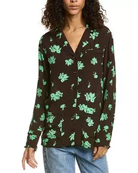 Рубашка GANNI, коричневый