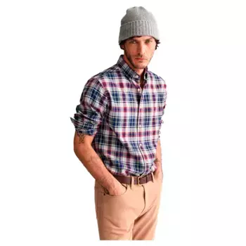 Рубашка Gant 3240218, серый/синий