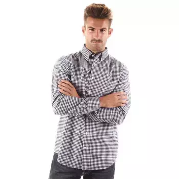 Рубашка Gant Broadcloth Gingham, серый