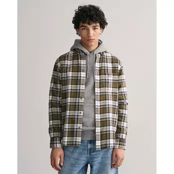 Рубашка Gant Check, коричневый