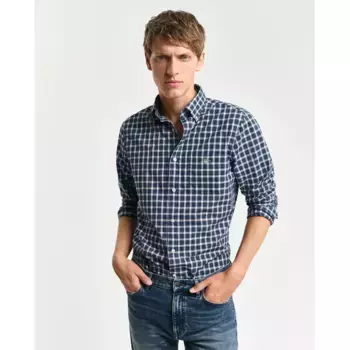 Рубашка Gant Classic Regular Fit, синий