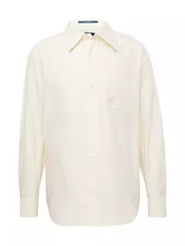 Рубашка GANT Comfort fit Button Up, кремовый