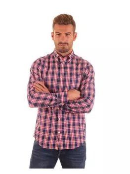 Рубашка Gant, цвет blau/rot