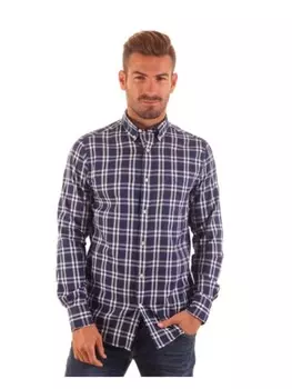 Рубашка Gant, цвет marineblau/wei