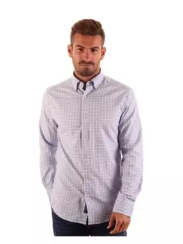 Рубашка Gant, цвет rosa/blau/grau