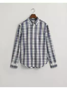 Рубашка Gant Langarmhemd, цвет eggshell