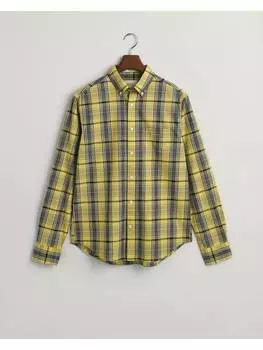 Рубашка Gant Langarmhemd, цвет parchment yellow