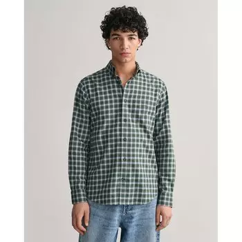 Рубашка Gant Micro Tartan, зеленый