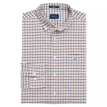 Рубашка Gant Oxford Gingham, коричневый