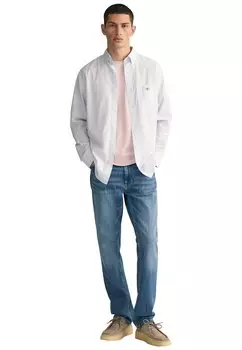 Рубашка GANT REG STRIPE REGULAR FIT LANGARM, голубой