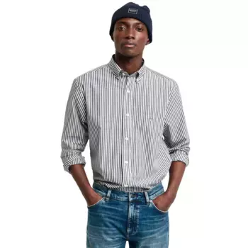 Рубашка Gant Reg Stripe, серый