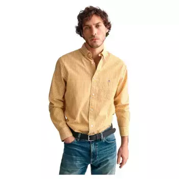 Рубашка Gant Reg Stripe, желтый
