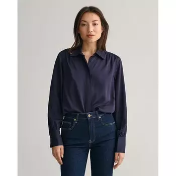 Рубашка Gant Regular Satin, синий