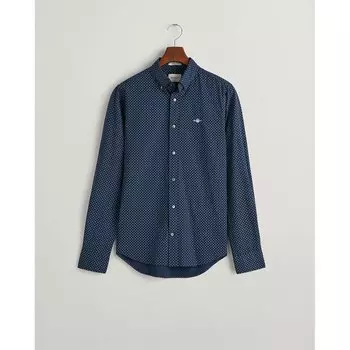 Рубашка Gant Slim Micro Print, синий