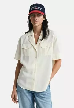 Рубашка GANT, слоновая кость