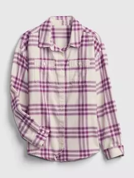 Рубашка Gap, фиолетовый