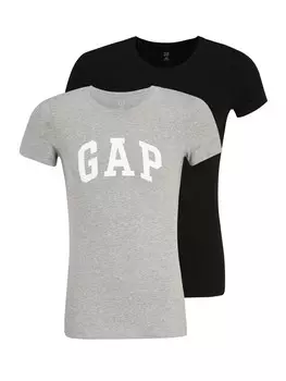 Рубашка GAP FRANCHISE, пестрый серый