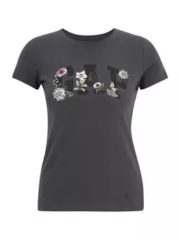 Рубашка Gap Petite CLSC, темно-серый