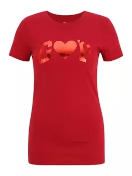 Рубашка Gap Tall Classic, красный