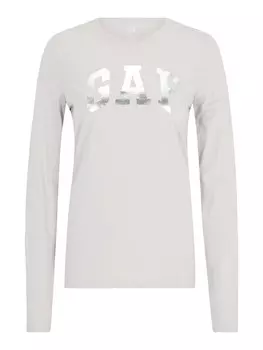 Рубашка Gap Tall, светло-серый