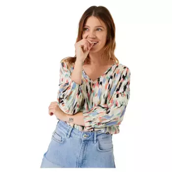 Рубашка Garcia B30232, бежевый