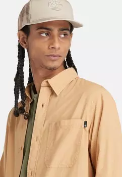 Рубашка GARMENT DYE Timberland, светло-коричневый