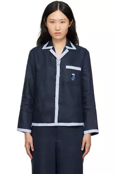 Рубашка Гаррик в синюю клетку Sleeper