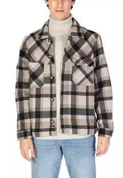 Рубашка Gas в клетку, бежевый