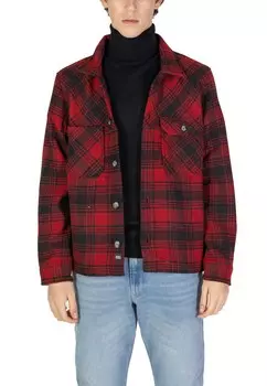 Рубашка Gas в клетку, красный