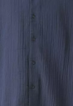 Рубашка Gauzy Abercrombie & Fitch, темно-синий