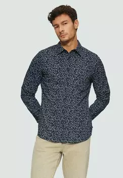 Рубашка GEMUSTERTES s.Oliver, черный