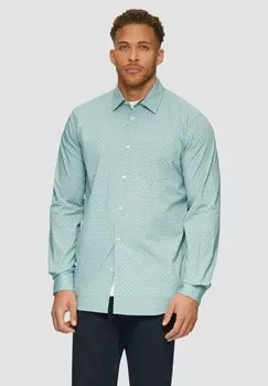 Рубашка GEMUSTERTES s.Oliver, зеленый