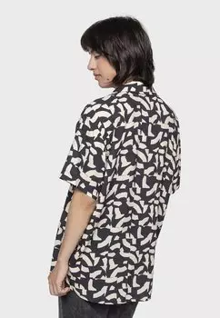 Рубашка Geo Abstract Unisex Kaotiko, черный