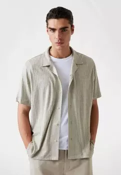 Рубашка GEOMETRISCHES MUSTER Guess, бежевый