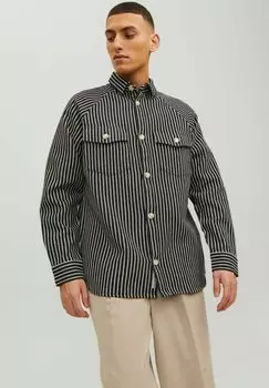 Рубашка GESTREIFTES Jack & Jones, темно-синий