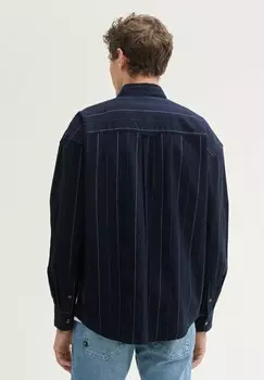 Рубашка GESTREIFTES TOM TAILOR DENIM, синий
