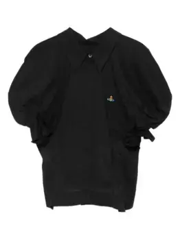 Рубашка Gexy с объемными рукавами Vivienne Westwood, черный