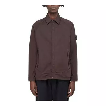 Рубашка ghost overshirt 'brown' Stone Island, коричневый