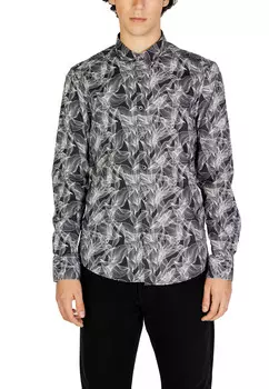 Рубашка Gianni Lupo хлопковая, черный