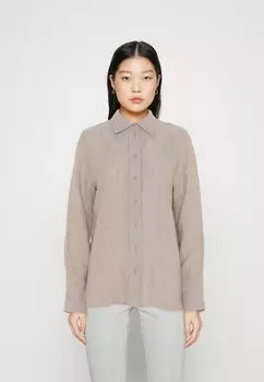 Рубашка Gina Tricot, бежевый