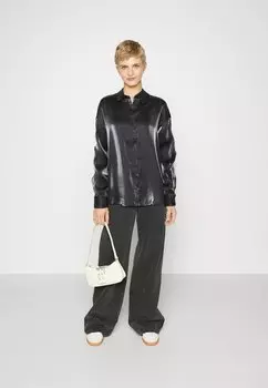 Рубашка Gina Tricot, металлик