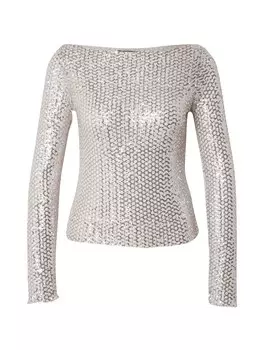 Рубашка Gina Tricot, серебряный