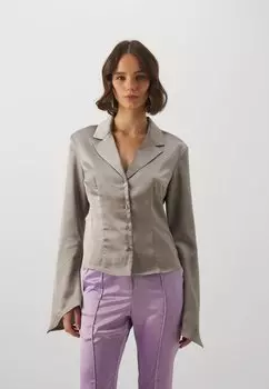 Рубашка Gina Tricot SLEEK, серый