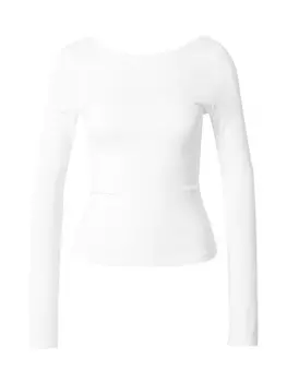 Рубашка Gina Tricot Soft Touch, от белого