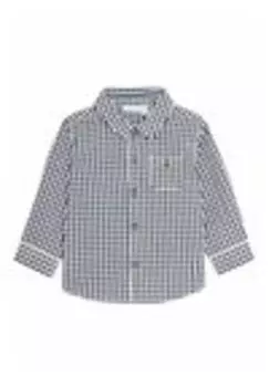 Рубашка GINGAM-REGULAR FIT Jojo Maman Bb, темно-синий