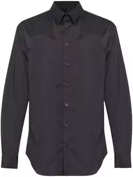Рубашка Giorgio Armani с классическим воротником, черный
