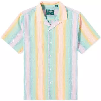Рубашка Gitman Vintage Baja Blanket Camp Shirt, цвет Pastel