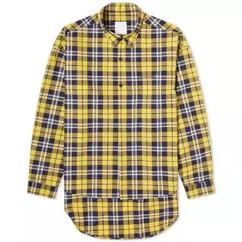 Рубашка Givenchy Popover Check Shirt, цвет Dark Yellow