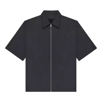 Рубашка Givenchy Zipped Shirt Black, черный