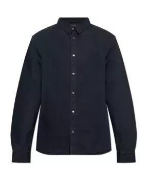 Рубашка Глисон Allsaints, синий